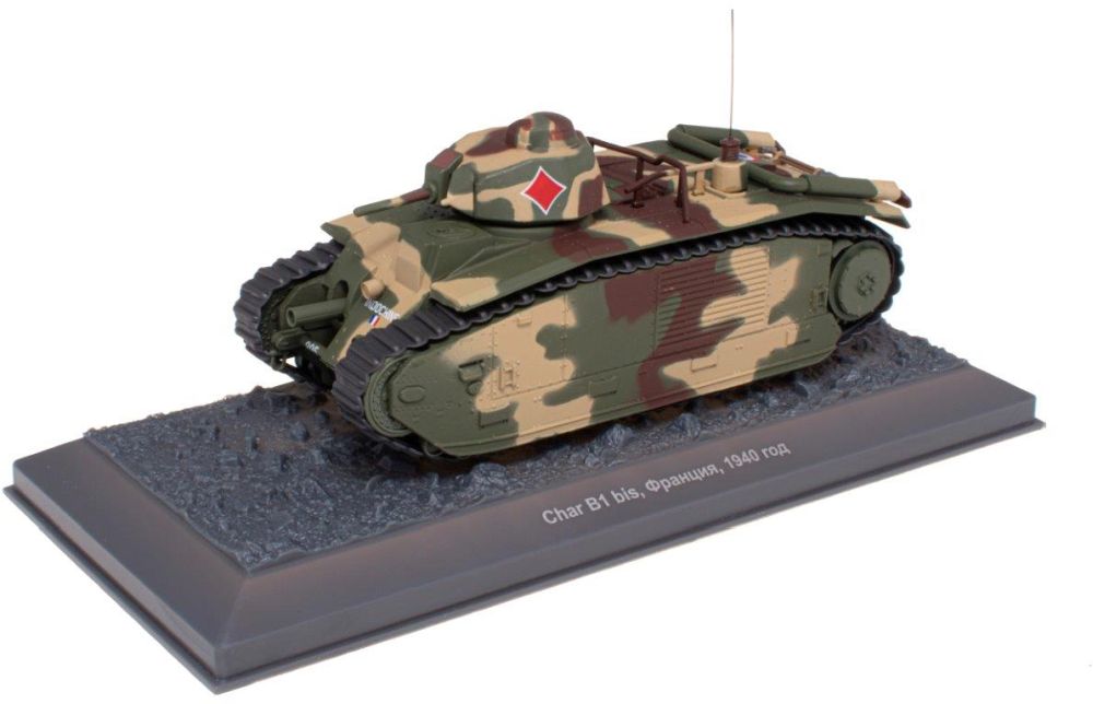 Char B 1bis - 1940 1:43 Tank Collection (Box slightly squash) 1:43 – diecast model