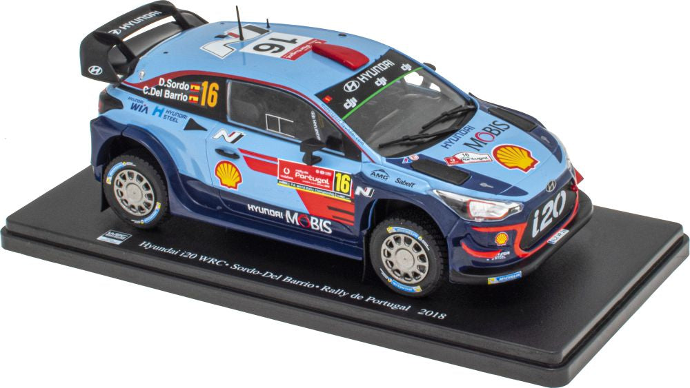 Hyundai i20 WRC Sordo/Del Barrio 1:24 #16 Rally de Portugal 2018 1:24 – diecast model