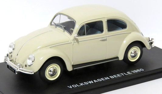 VW Beetle 1200 1960 Cream - 1:24 Blister Pack 1:24 – diecast model