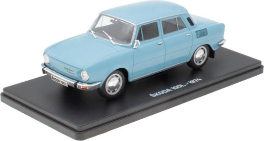 Skoda 100L 1974 - Blue - 1:24 Blister can be squashed 1:24 – diecast model
