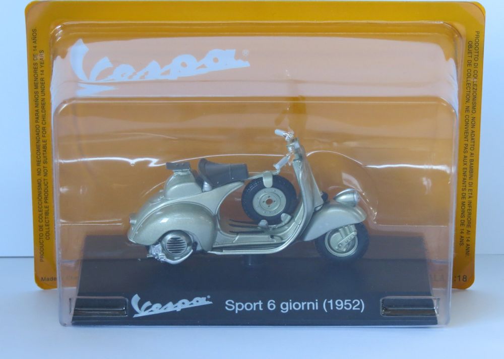 Vespa Sport 6 GIORNI - 1952 Vespa Collection in 1:18 1:18 – diecast model