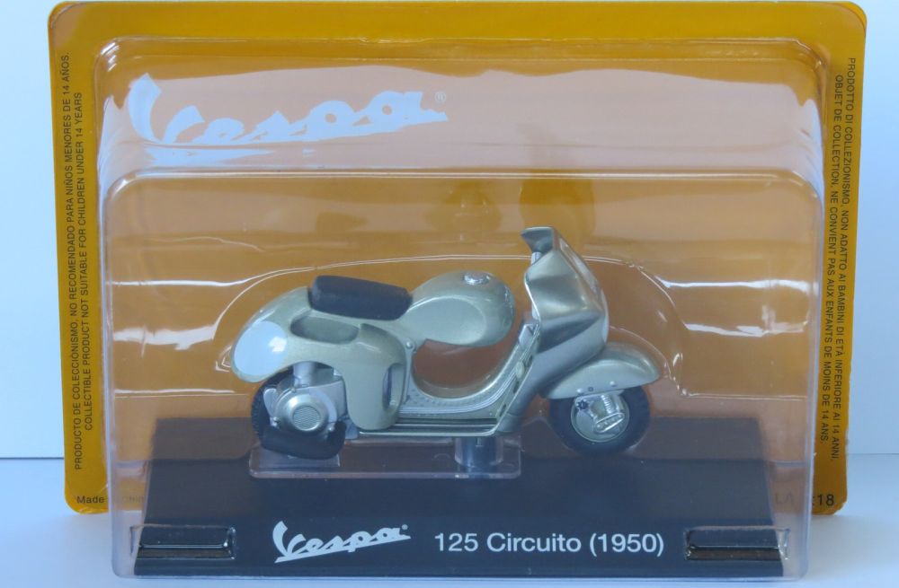 Vespa 125 CIRCUITO 1950 Vespa Collection in 1:18 1:18 – diecast model