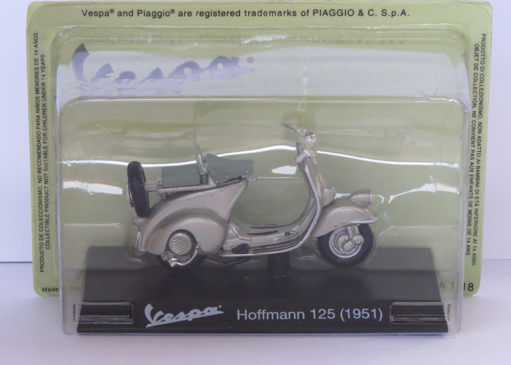 Vespa HOFFMANN 125 1951 Vespa Collection in 1:18 1:18 – diecast model