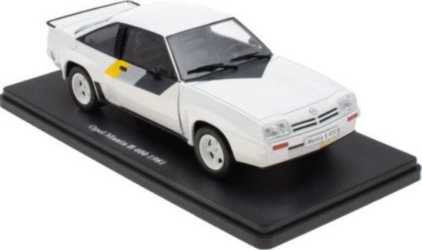 Opel Manta B 400 - 1981 - White 1:24th Scale 1:24 – diecast model