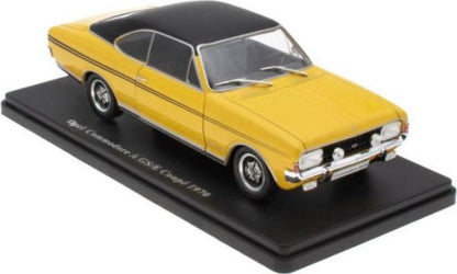Opel Commodore A GS/E Coupe -1970- Yellow 1:24th Scale 1:24 – diecast model