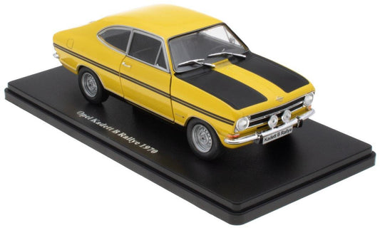 Available To Order – Opel Kadett B Rallye - 1970 - Yellow 1:24th Scale 1:24 (MAG NP06)