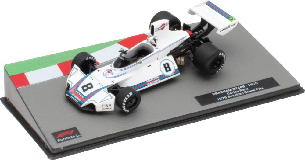 Brabham BT44B - 1975 Carlos Pace F1 Collection - Cased 1:43 – diecast model