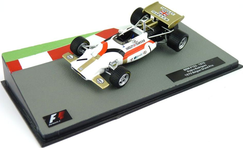 BRM P153 - 1970 Pedro Rodriguez F1 Collection - Cased 1:43 – diecast model
