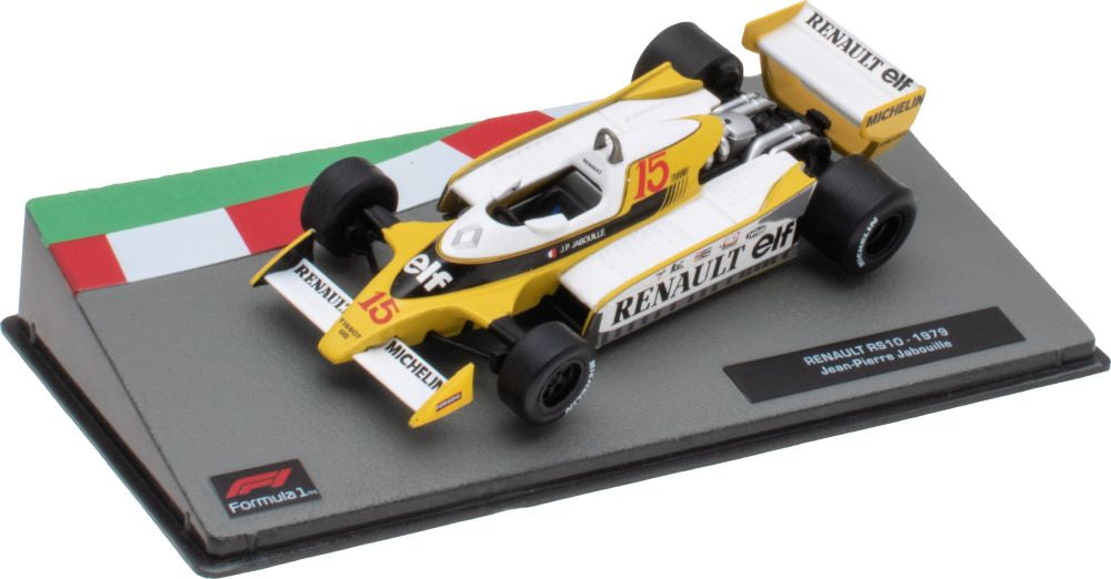 Renault RS10 - 1979 Jean Pierre Jabouille F1 Collection - Cased 1:43 – diecast model