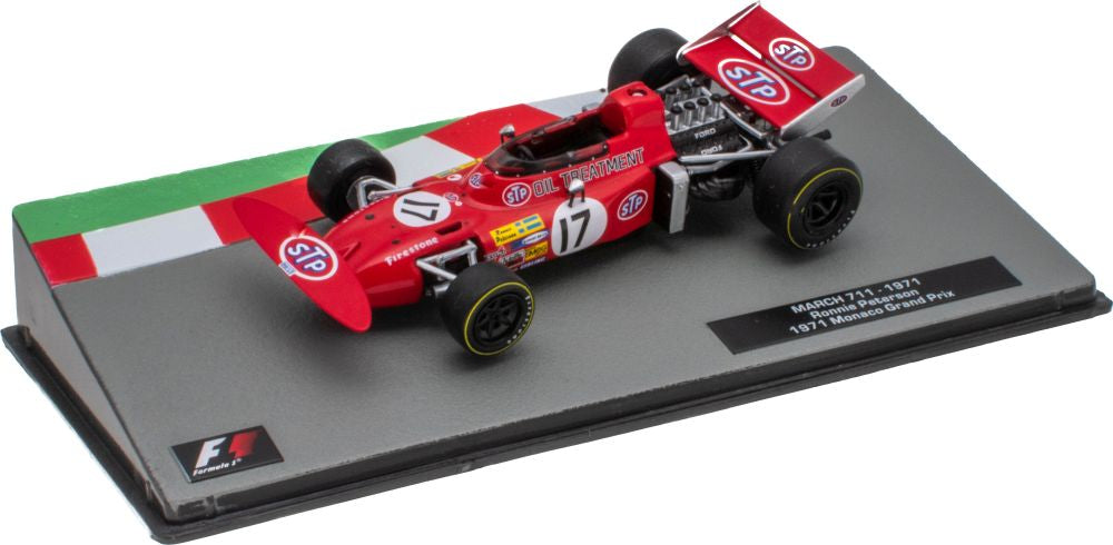 March 711 - 1971 Ronnie Peterson F1 Collection - Cased 1:43 – diecast model