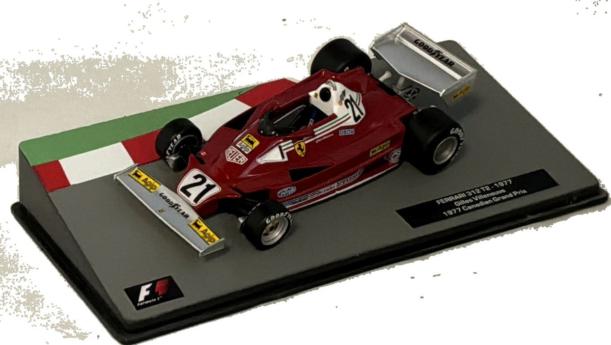 Ferrari 312T2 - 1977 Gilles Villeneuve F1 Collection - Cased 1:43 – diecast model