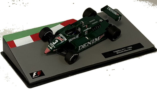 Tyrrell 011 - 1982 Michele Alboreto Green F1 Collection - Cased 1:43 – diecast model