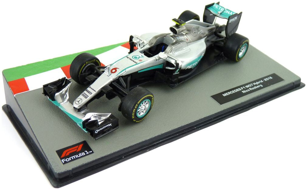 Mercedes F1 W07 Hybrid - 2016 Nico Rosberg F1 Collection - Cased 1:43 – diecast model
