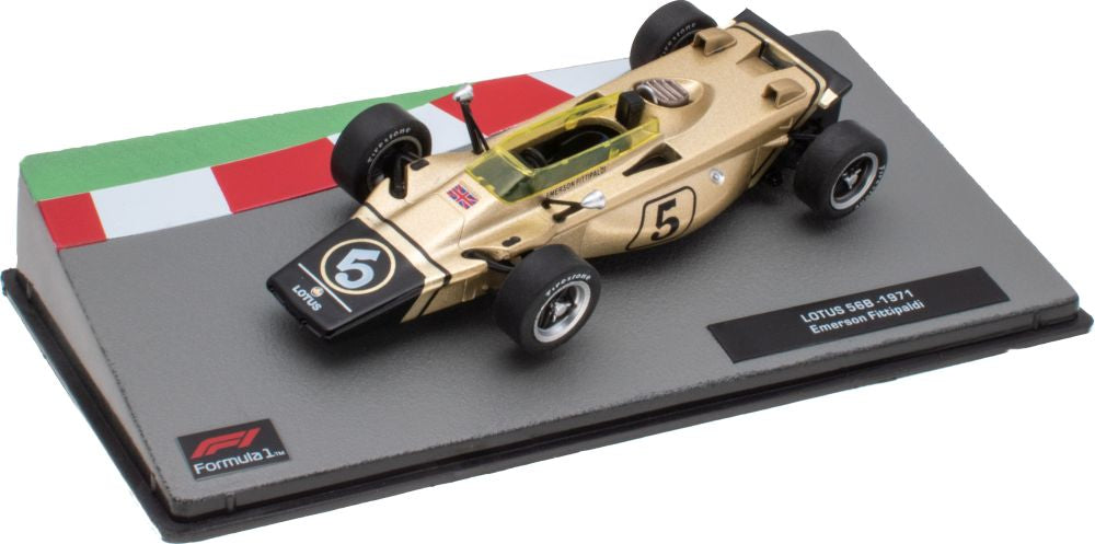 Lotus 56B - 1971 Emerson Fittipaldi F1 Collection - Cased 1:43 – diecast model