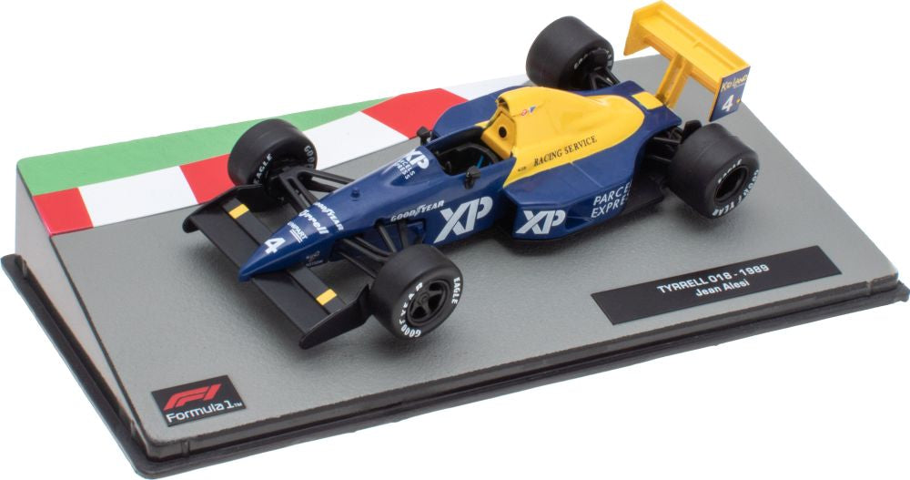 Tyrrell 018 - 1989 Jean Alesi F1 Collection - Cased 1:43 – diecast model