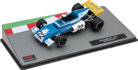 Eifelland E21 - 1972 Rolf Stommelen F1 Collection - Cased 1:43 – diecast model