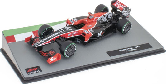 Virgin VR-01 - 2010 Timo Glock F1 Collection - Cased 1:43 Magazine Model Model