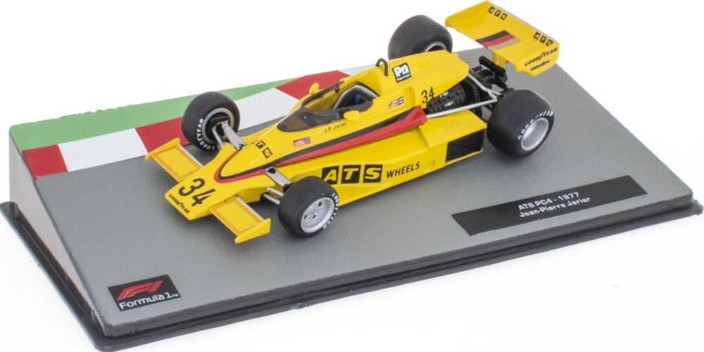 ATS PC4 - 1977 Jean-Pierre Jarier F1 Collection - Cased 1:43 – diecast model