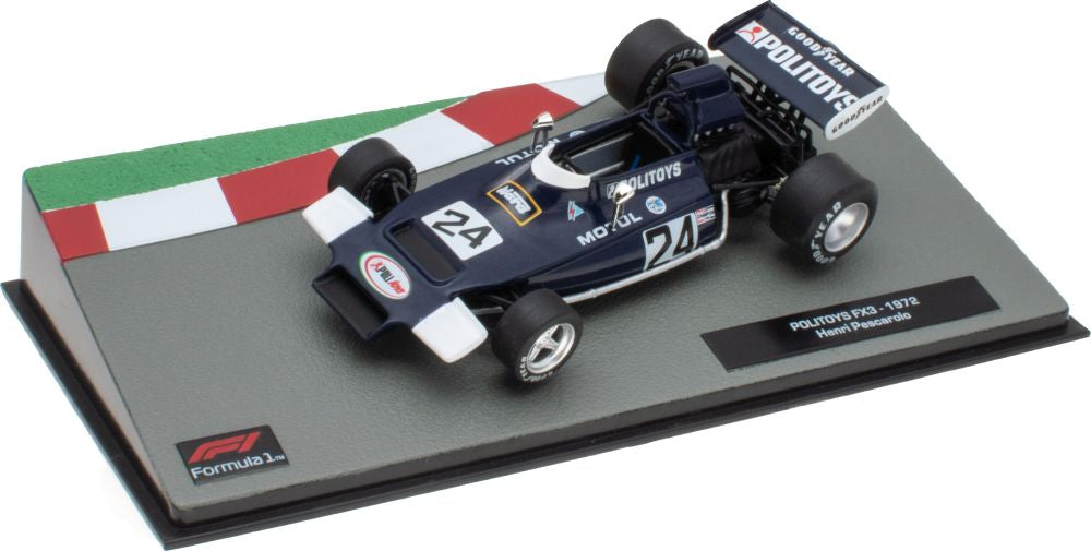 Politoys FX3 - 1972 Henri Pescarolo F1 Collection - Cased 1:43 – diecast model
