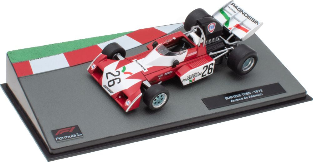 Surtees TS9 - 1972 Andrea De Adamich F1 Collection - Cased 1:43 – diecast model