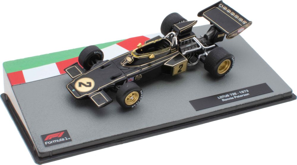 Lotus 72E - 1973 Ronnie Peterson F1 Collection - Cased 1:43 – diecast model