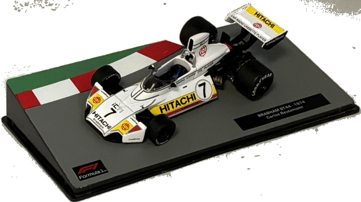 Brabham BT44 Hitachi 1974 Reutemann F1 Collection - Cased 1:43 – diecast model