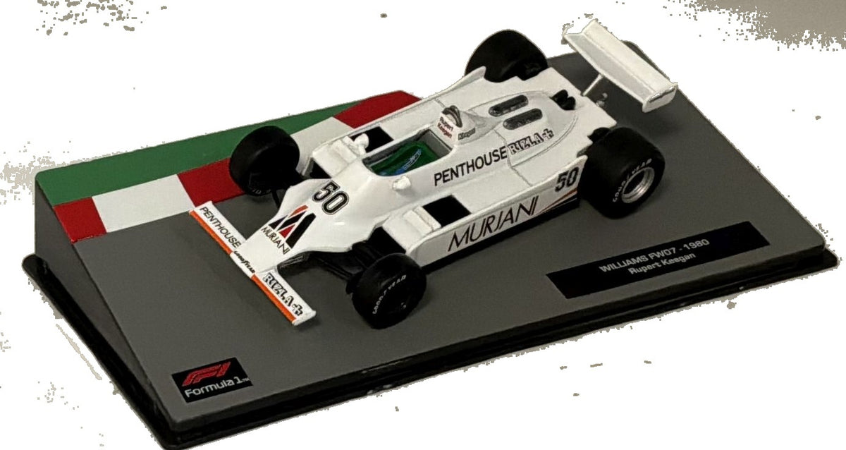 Williams FW07 - 1980 Keegan - Murjani F1 Collection - Cased 1:43 – diecast model