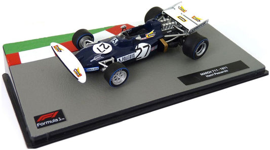 March 711 - 1971 Henri Pescarolo F1 Collection - Cased 1:43 – diecast model
