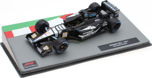 Euro Minardi PS01 - 2001 Fernando Alonso F1 Collection - Cased 1:43 – diecast model