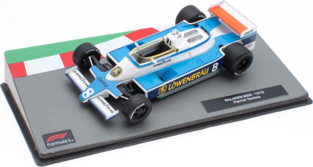 McLaren M28 - 1979 Patrick Tambay F1 Collection - Cased 1:43 – diecast model