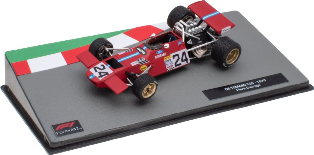 De Tomaso 505 - 1970 Piers Courage F1 Collection - Cased 1:43 – diecast model