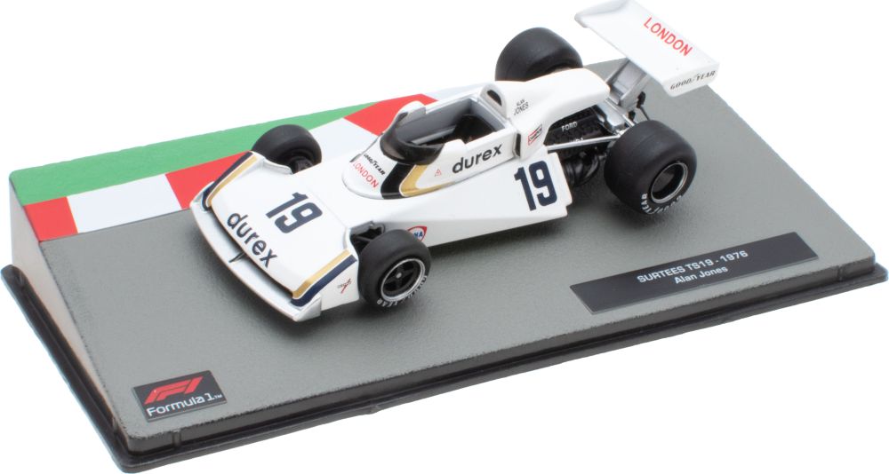 Surtees TS19 - 1976 Alan Jones F1 Collection - Cased 1:43 – diecast model