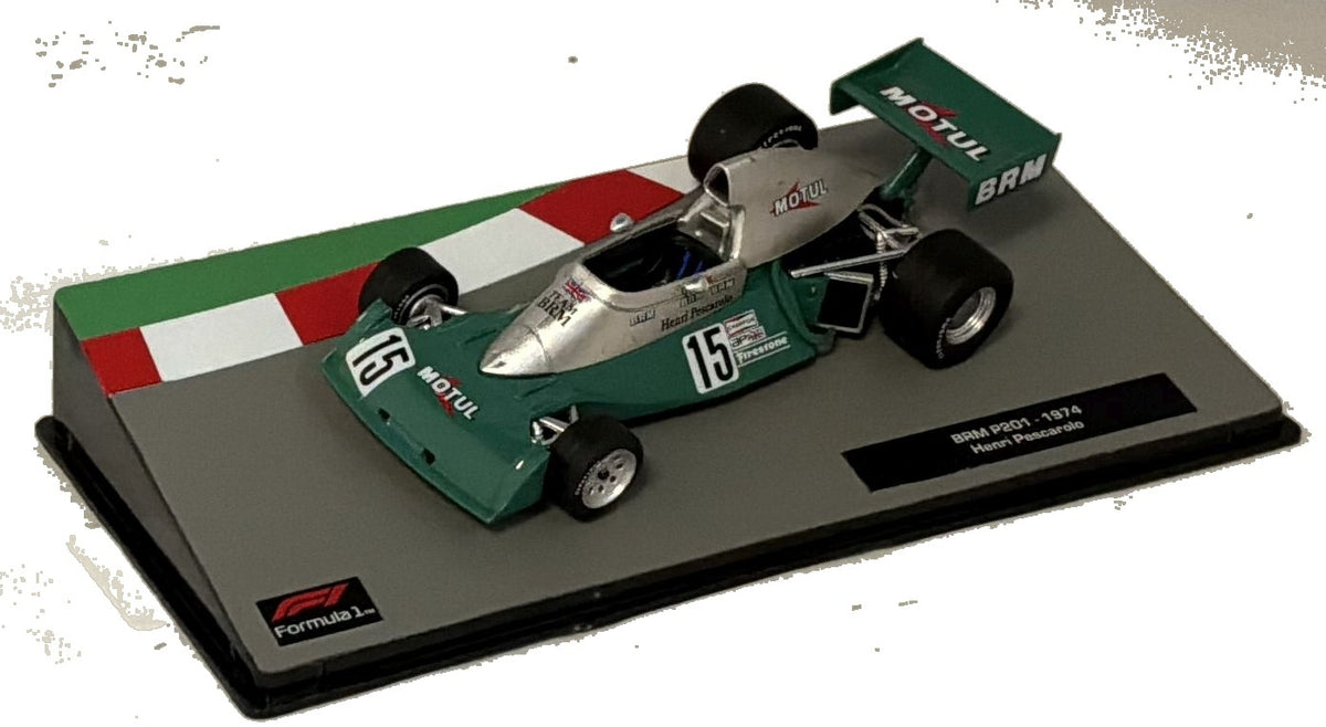 BRM P201 - 1974 Henri Pescarolo F1 Collection - Cased 1:43 – diecast model