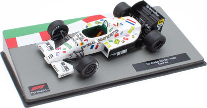 Toleman TG185 - 1985 Teo Fabi F1 Collection - Cased 1:43 – diecast model