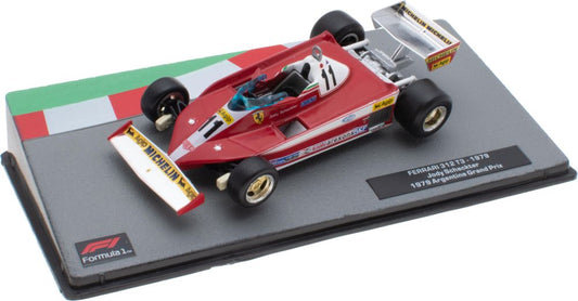Ferrari 312 T3 1979 ArgGP Jody Scheckter Cased - F1 Collection 1:43 – diecast model