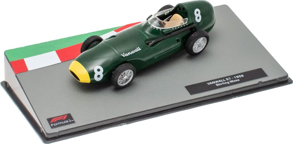 Vanwall 57 1958 - Stirling Moss Cased - F1 Collection 1:43 – diecast model