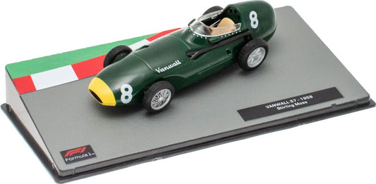 Vanwall 57 1958 - Stirling Moss Cased - F1 Collection 1:43 – diecast model