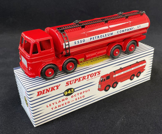 Leyland Octopus Tanker - Esso (943) Atlas reproduced 'Dinky' – diecast model