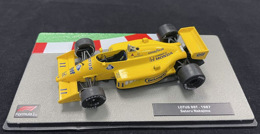 Lotus 99T #11 Satoru Nakajima 1987 F1 Collection (Cased) 1:43 – diecast model