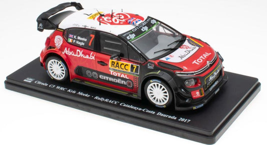 Citroen C3 WRC - Kris Meeke RallyRACC Catalunya - 1:24 Rally - Blister Packaging 1:24 – diecast model