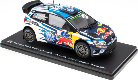 Volkswagen Polo R WRC -Latvala- Mexico 2016 1:24 Rally - Blister Packaging 1:24 – diecast model