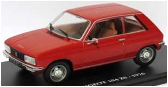 Peugeot 104 ZS 1976 1:24 European Vintage Cars - Cased 1:24 – diecast model