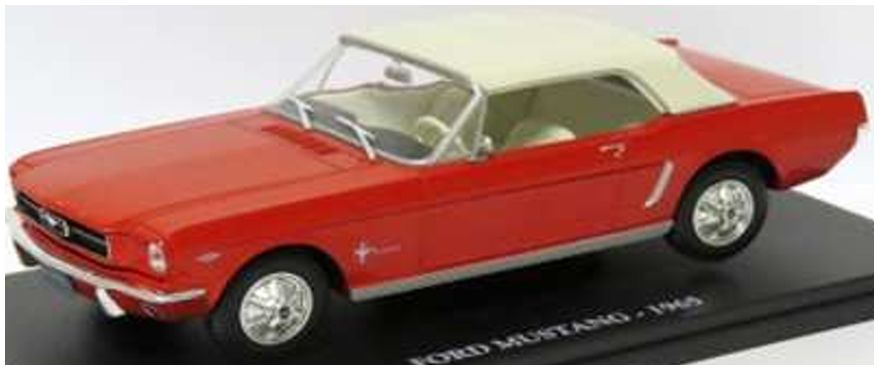 Ford Mustang 1965 1:24 European Vintage Cars - Cased 1:24 – diecast model