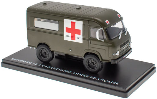 Renault Saviem Sg 2 E 4 X 4 Sanitaire Arme Franca - Renault Commercial-Blister 1:43 – diecast model