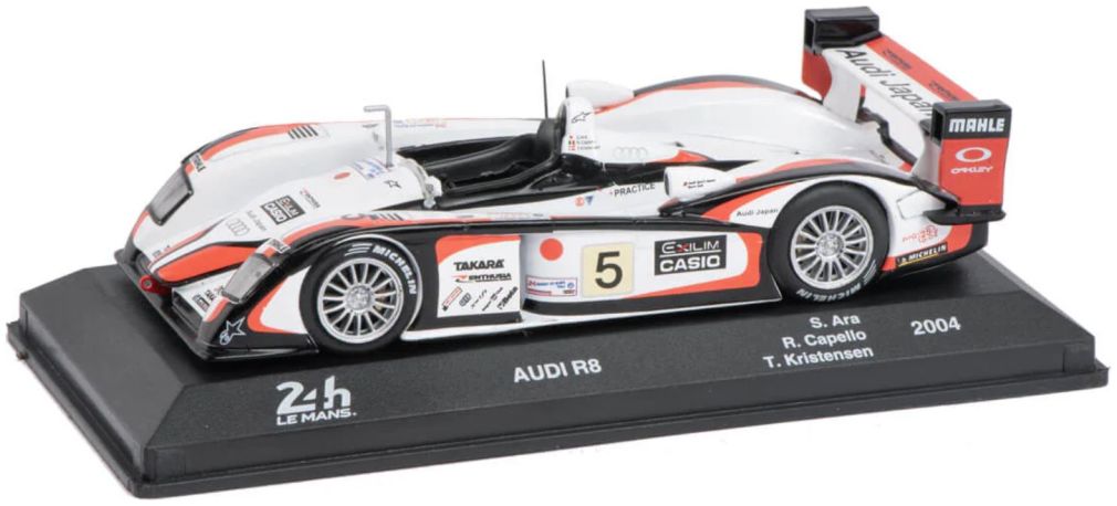 Audi R8 2004 - Ara / Capello / Kristensen Le Mans Collection 1:43 – diecast model
