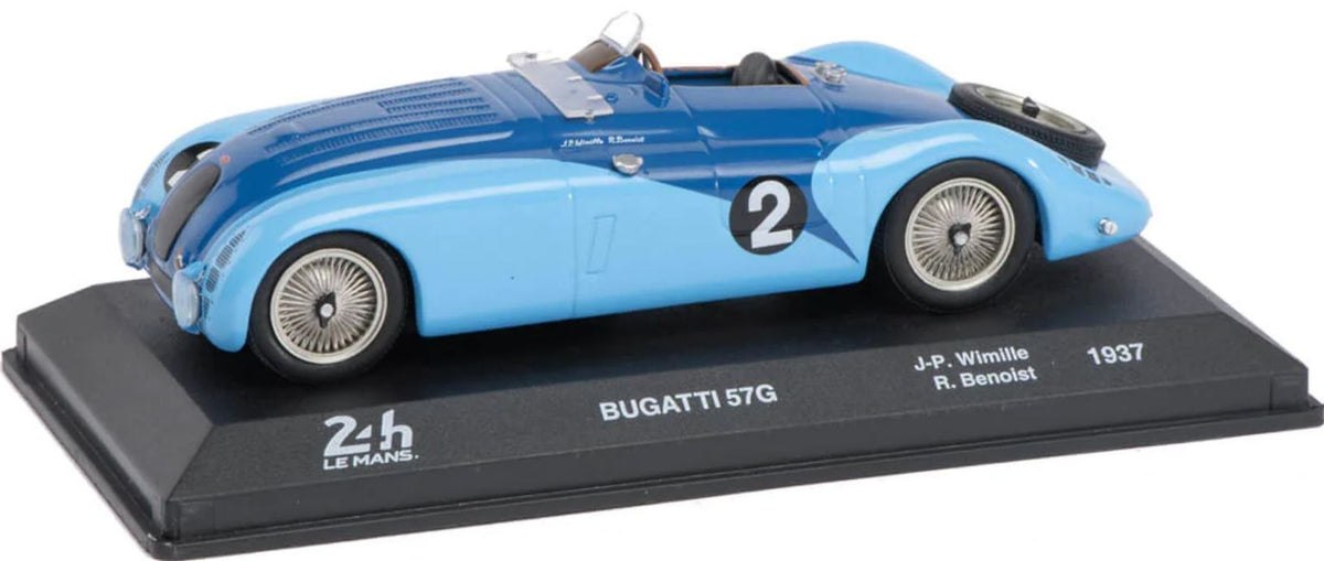 Bugatti 57G - #2 Benoist/Wimille - 1937 Le Mans Collection 1:43 – diecast model