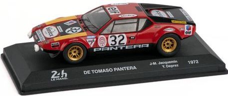 De Tomaso Pantera - #32 Jacquemin/Deprez 1972 - Le Mans Collection 1:43 Magazine Model Model