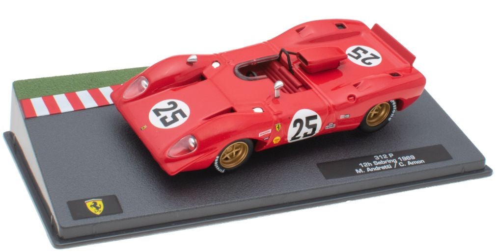 Ferrari 312 P - 12h Sebring 1969 - M. Andr Cased - Ferrari Racing Collection 1:43 – diecast model