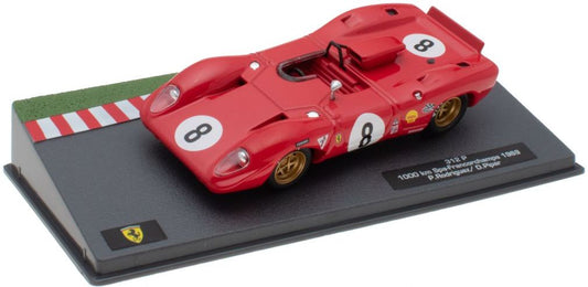 Ferrari 312 P - 1000 km Spa-Franc no.8 Cased - Ferrari Racing Collection 1:43 – diecast model