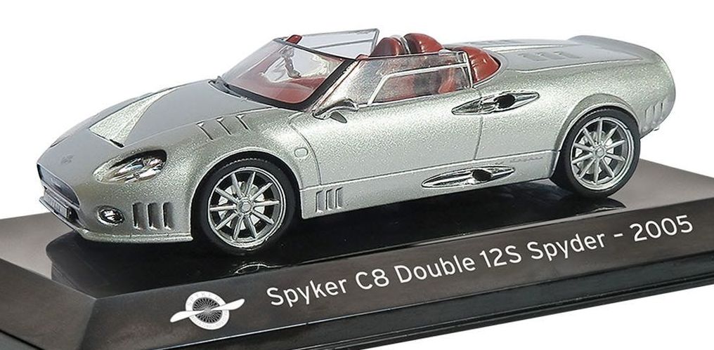 Spyker C8 / C12 Double 12S Spyder 2005 - 2008 - Cased - Supercar Collection 1:43 – diecast model